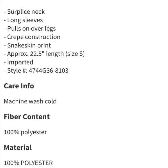 NWT PAIGE Sevilla Snakeskin Print Wrap Bodysuit - Picture 6 of 6